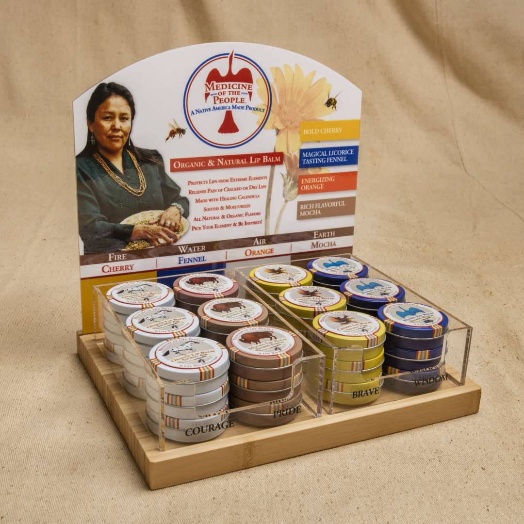 <p style="text-align: center;"><span style="font-size: 20px;"><strong>OPENING ORDER: 4 ELEMENTS LIP CARE</strong></span><br />
<span style="font-size: 14px;">Minimum opening order - 36 units</span><br />
<span style="font-size: 14px;">The acrylic display is included in opening order price.</span><br />
<span style="font-size: 14px;">There is no tester tray on this display since they are all lip balms. </span><br />
<span style="font-size: 14px;">No FREE testers provided.</span><br />
<span style="font-size: 14px;"></span></p>