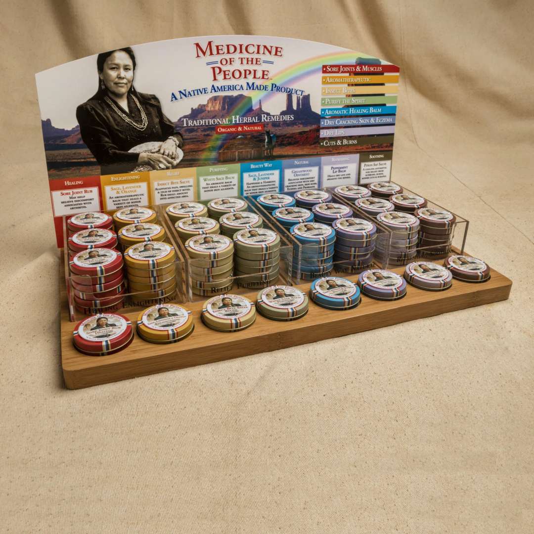 <p style="text-align: center;"><span style="font-size: 20px;"><strong>OPENING ORDER: ORIGINAL 8 TRAVEL TINS</strong></span><br />
<span style="font-size: 14px;">Minimum opening order - 72 units</span><br />
<span style="font-size: 14px;">An opening order consists of 9 units of each of the 8 different salves and balms.</span><br />
<span style="font-size: 14px;">The acrylic display and 8 testers come with opening order.</span><br />
<span style="font-size: 14px;">We have no minimum requirement on fill orders.</span><br />
<span style="font-size: 14px;">All re-orders $200.00 and over receive FREE UPS Ground Shipping. </span><br />
<span style="font-size: 14px;">(excluding international orders)</span><br />
<span style="font-size: 14px;"></span></p>